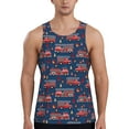 thumbnail image 1 of Easygdp Fire Truck 1 Men's Tank Top, Sleeveless Muscle T Shirts, Breathable, Quick-Dry, Loose for Gym, Running, Fitness - XX-Large, 1 of 9