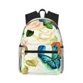 thumbnail image 1 of Easygdp Floral Vintage Casual Laptop Backpack, Large Capacity Schoolpack for School, Travel, Business, 1 of 8