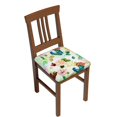 thumbnail image 1 of Easygdp Floral Vintage Square Chair Cushion Cover Stretch Chair Seat Covers Removable Washable for Hotel, Bedroom, Office, 1 of 9