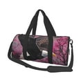 Easygdp Flower Bald Eagle Travel Duffle Bag,Carry on Bag Travel Bags