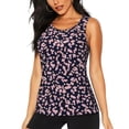 thumbnail image 1 of Easygdp Flower Women's Workout Tank Top, Running Top, Hiking Shirt, Quick-Dry for Running, Yoga, Hiking - XX-Large, 1 of 9