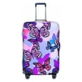 thumbnail image 1 of Easygdp Flying Butterflies Double-Sided Printed Elastic Suitcase Protective Cover,Invisible Zipper, Business Trip Luggage Cases,Washable And Resistant To Falling -Small, 1 of 9