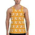 thumbnail image 1 of Easygdp Flying Ducks Men's Tank Top, Sleeveless Muscle T Shirts, Breathable, Quick-Dry, Loose for Gym, Running, Fitness - Small, 1 of 9