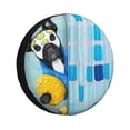 thumbnail image 1 of Easygdp French Bulldog Dog In A Bathtub Wheel Sun Guard, Spare Tire Cover,Universal Trailer Suv Truck Camper Travel,Easy To Install And Remove -15 Inch, 1 of 9