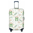 thumbnail image 1 of Easygdp Frog And Mushrooms Double-Sided Printed Elastic Suitcase Protective Cover,Invisible Zipper, Business Trip Luggage Cases,Washable And Resistant To Falling -Large, 1 of 9