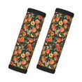 Easygdp Fruits Peach Luggage Handle Wraps for Suitcase, Handle Covers
