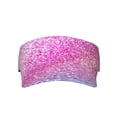 thumbnail image 1 of Easygdp Fun Rainbow Pink Stretchy Visor - Unisex Visor Hat for Men and Women, UPF 50 Sun Protection Visor, Ultra-Light, 1 of 8
