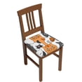 thumbnail image 1 of Easygdp Funny Cats Square Chair Cushion Cover Stretch Chair Seat Covers Removable Washable for Hotel, Bedroom, Office, 1 of 9