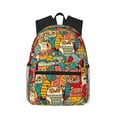 thumbnail image 1 of Easygdp Funny Owl Bird Casual Laptop Backpack, Large Capacity Schoolpack for School, Travel, Business, 1 of 8