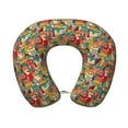 thumbnail image 1 of Easygdp Funny Owl Bird Travel Pillow Memory Foam, Head Neck Support Airplane Pillow for Traveling, Car, Home, Travel Neck Flight Pillow, 1 of 8
