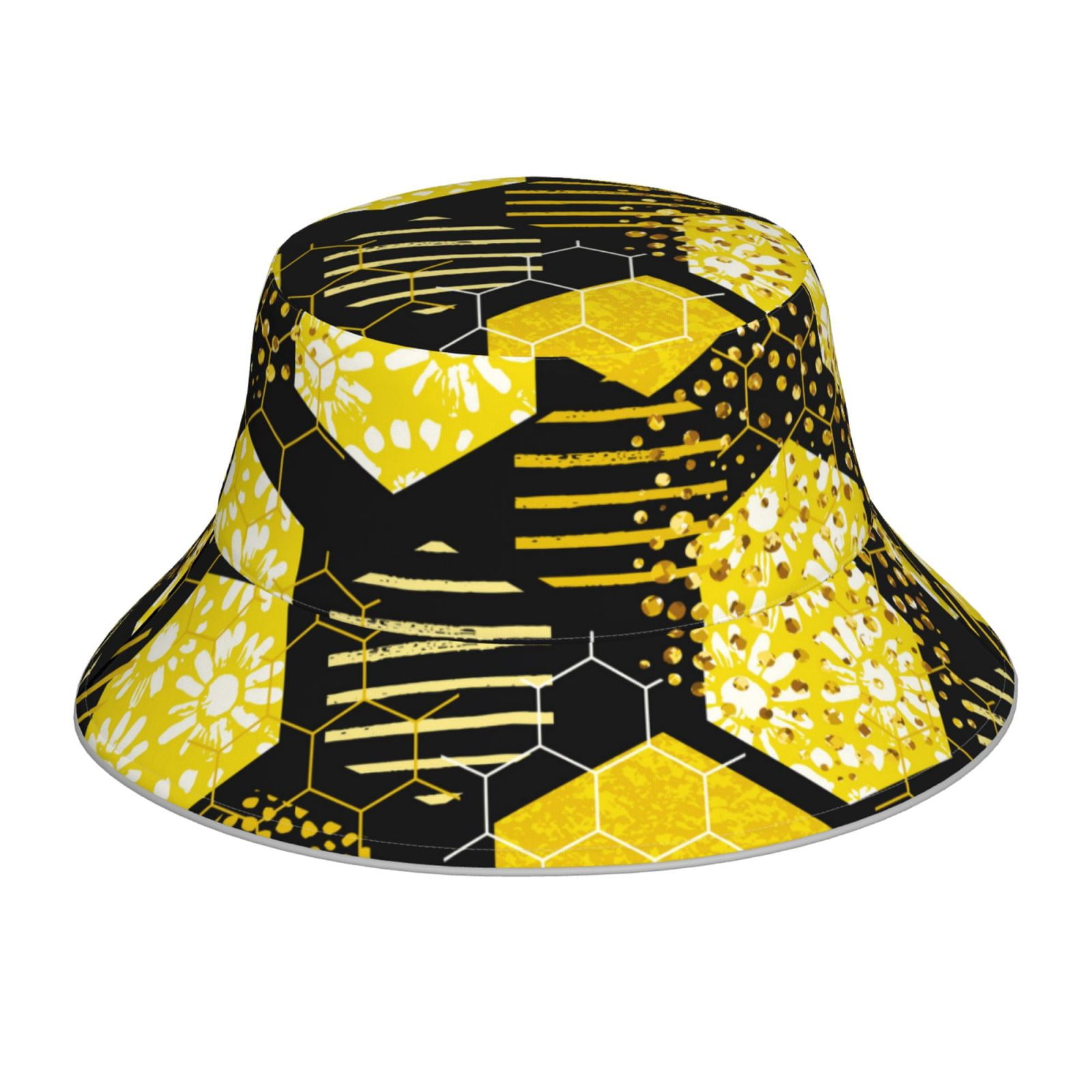 Easygdp Geometric Pattern with Bee Double-Sided Reflective Fisherman ...