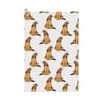 thumbnail image 1 of Easygdp German Shepherd Dog Golf Towel 24x16in for Men and Women with Carabiner Clip for Easy Attachment, 1 of 8