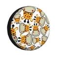 thumbnail image 1 of Easygdp Giraffes Head Automobile Tire Dust Cover, 14-17in Spare Tire Cover Universal Fit for Trailer, Car, Truck, SUV, Jeep - 17 inch, 1 of 9