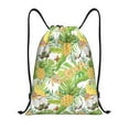 thumbnail image 1 of Easygdp Gnome and Pineapple Drawstring Backpack, Beach Sackpack, Travel Sackpack Lightweight for Sports, Gym, Travel, Swimming - Small, 1 of 9