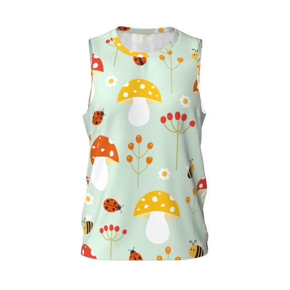 Easygdp Goal Time Men's Mesh Basketball Jersey Quick Drying Sleeveless Shirts Fitted Muscle Tank Tops Sport Round Neck T-Shirt - 3X-Large