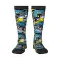 thumbnail image 1 of Easygdp Goal Time Soccer Socks Sport Knee High Socks Calf Compression Athletic Socks for Men and Women, 1 of 9
