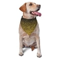 thumbnail image 1 of Easygdp Gold Glitter Gradient Pet Scarf, Dog Triangle Scarf, Printing Dog Bib, Handkerchief Scarf for Small Medium Large Dogs Cats Pets, 1 of 9