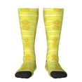 thumbnail image 1 of Easygdp Gold Pineapple Fashionable Adult Sockings&Sports Sockings&Breathable Sockings, Non-Pilling,Contrasting Color Design, 1 of 9