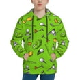 thumbnail image 1 of Easygdp Golf Sport Club Boys Hoodie Kids Sweatshirt Youth Pullover With Hood-Large, 1 of 6