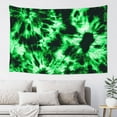 thumbnail image 1 of Easygdp Green Tie Dye Tapestry Wall Hanging, Wall Tapestries for Bedroom Aesthetic Living Room Office Decor 60x40in, 1 of 8