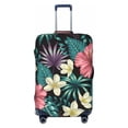 thumbnail image 1 of Easygdp Green Tropical Leaves Double-Sided Printed Elastic Suitcase Protective Cover,Invisible Zipper, Business Trip Luggage Cases,Washable And Resistant To Falling -X-Large, 1 of 9