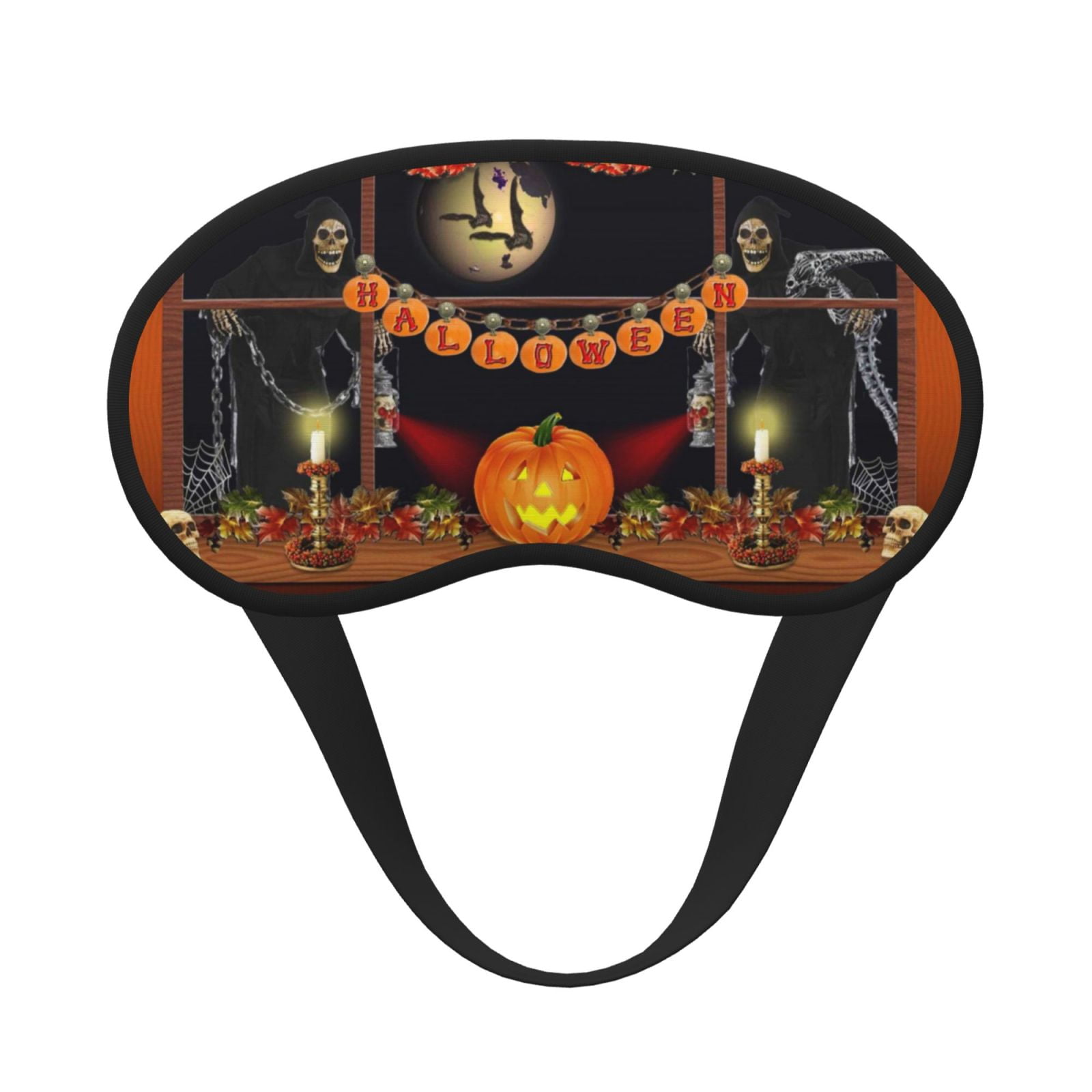 Easygdp Halloween Decoration Sleep Mask Silk Eye Mask for Sleeping