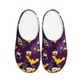 thumbnail image 1 of Easygdp Halloween Gnomes1 Slippers for Women Mens Winter Warm Home Slippers Plush Slip on House Slippers for Indoor Outdoor Shoes-37/38, 1 of 7