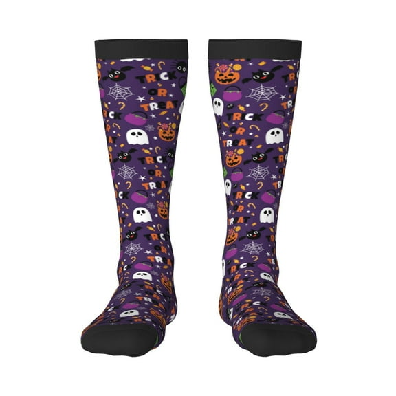 Easygdp Halloween Sweet Candy Fashionable Adult Sockings&Sports Sockings&Breathable Sockings, Non-Pilling,Contrasting Color Design