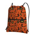 thumbnail image 1 of Easygdp Halloween3 Drawstring Backpack Gym Bag,Sport Gym Sackpack,Gym Sack with Side Pocket for Men Women, 1 of 6