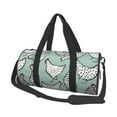 thumbnail image 1 of Easygdp Hand Drawn Chickens Travel Bag, Camping, Weekend, Carry On Overnight Duffel Bag with Shoulder Strap, 1 of 8