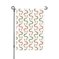 thumbnail image 1 of Easygdp Hand Drawn Snake Garden Flag Yard Flag Welcome Flag, Double-Sided, Weather Resistant for Outdoor Decor - 12.5"x18", 1 of 9