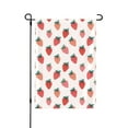 thumbnail image 1 of Easygdp Hand Drawn Strawberry Garden Flag Yard Flag Welcome Flag, Double-Sided, Weather Resistant for Outdoor Decor - 28"x40", 1 of 9