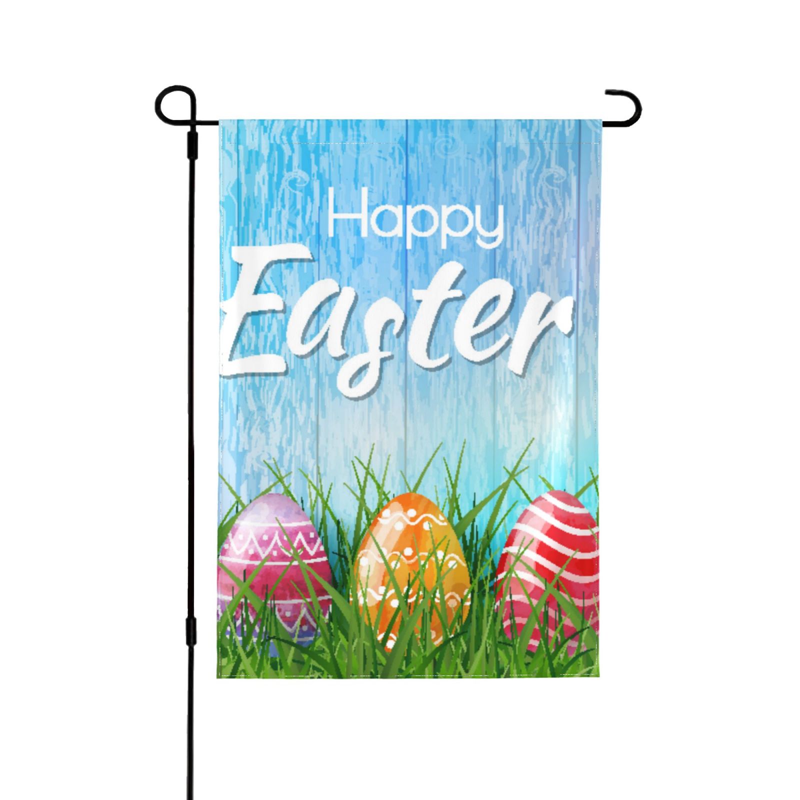 Easygdp Happy Easter Garden Flag Yard Flag Welcome Flag, Double-Sided ...