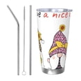 thumbnail image 1 of Easygdp Have a Nice Day 20oz Stainless Steel Vacuum Insulated Double Wall Travel Tumbler, Durable Insulated Coffee Mug with Spillproof Lid-Straw Three-piece Set, 1 of 8