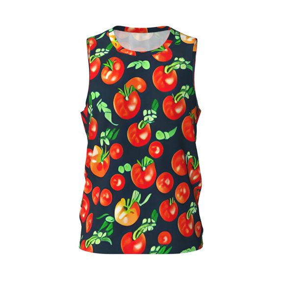 Easygdp Heart Check Plaid Men's Mesh Basketball Jersey Quick Drying Sleeveless Shirts Fitted Muscle Tank Tops Sport Round Neck T-Shirt - Large