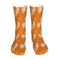 thumbnail image 1 of Easygdp Hello Fall Ankle Socks for Women Stocking Mid Calf Socks Ultra Stretchy for Boots Sneakers Loafer, 1 of 7