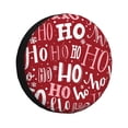 thumbnail image 1 of Easygdp Ho Pattern Funny Christmas Wheel Sun Guard, Spare Tire Cover,Universal Trailer Suv Truck Camper Travel,Easy To Install And Remove -17 Inch, 1 of 9