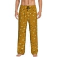 thumbnail image 1 of Easygdp Honey Bee Gnomes Men's Pajama Pant, Sleep Elastic Waistband Lounge Pants - Large, 1 of 9