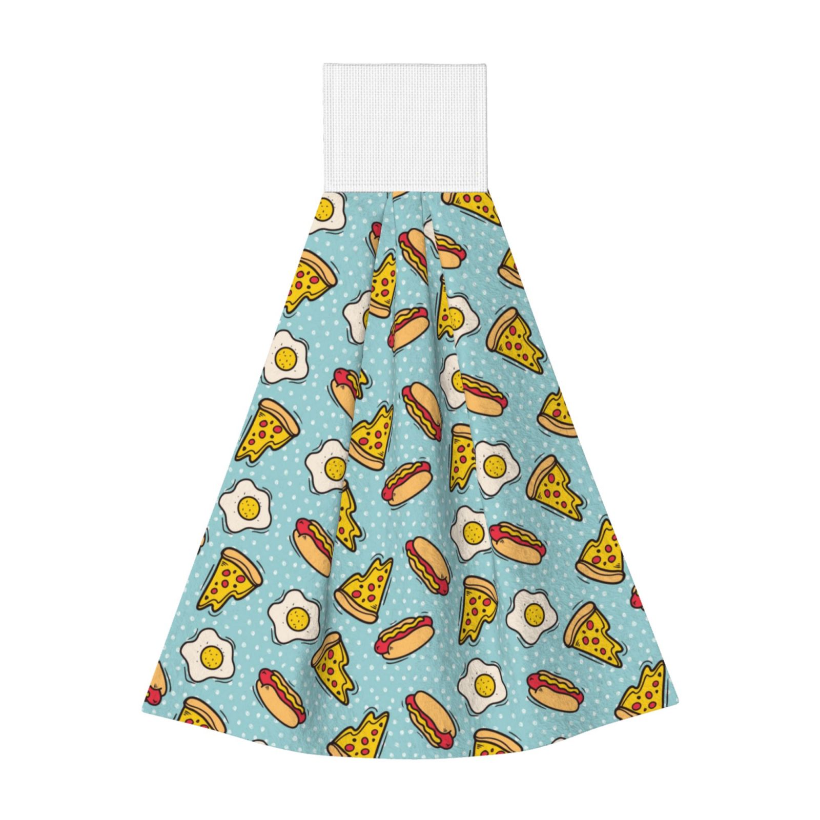 Funny Pizza Kitchen Towels - Waffle Weave Dish Cloths, Cute Gifts For Pizza Lovers