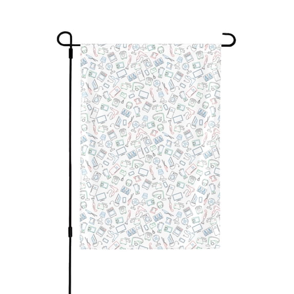 Easygdp Household Appliances Garden Flag Yard Flag Welcome Flag, Double-Sided, Weather Resistant for Outdoor Decor - 28"x40"