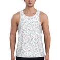 thumbnail image 1 of Easygdp Household Appliances Men's Tank Top, Sleeveless Muscle T Shirts, Breathable, Quick-Dry, Loose for Gym, Running, Fitness - 3X-Large, 1 of 9