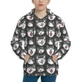 thumbnail image 1 of Easygdp Husky Boys Hoodie Kids Sweatshirt Youth Pullover With Hood-Large, 1 of 6