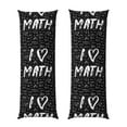 thumbnail image 1 of Easygdp I love Math Long Body Pillowcase - Super Soft Microfiber Body Pillow Case - Envelope Closure, Cool, Anti-Fading- 20x54 in, 1 of 8