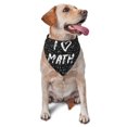 thumbnail image 1 of Easygdp I love Math Pet Scarf, Dog Triangle Scarf, Printing Dog Bib, Handkerchief Scarf for Small Medium Large Dogs Cats Pets, 1 of 9