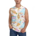 thumbnail image 1 of Easygdp Icecream Truck Men's Breathable Tank Tops Sleeveless Sporty T Shirts for Basketball, Mountaineering, Bodybuilding -Large, 1 of 8