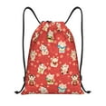 thumbnail image 1 of Easygdp Japanese Maneki Cats Drawstring Backpack, Beach Sackpack, Travel Sackpack Lightweight for Sports, Gym, Travel, Swimming - Medium, 1 of 9