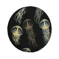thumbnail image 1 of Easygdp Jellyfish Automobile Tire Dust Cover, 14-17in Spare Tire Cover Universal Fit for Trailer, Car, Truck, SUV, Jeep - 17 inch, 1 of 9