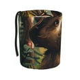thumbnail image 1 of Easygdp Jungle Hat Bear Car Trash Can Garbage Car Accessories Trash Can Car Waste Bin for for Driver and Passenger Any Vehicle, 1 of 7