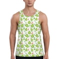 thumbnail image 1 of Easygdp Kawaii Avocado Men's Tank Top, Sleeveless Muscle T Shirts, Breathable, Quick-Dry, Loose for Gym, Running, Fitness - Medium, 1 of 9