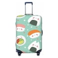 thumbnail image 1 of Easygdp Kawaii Sushi Double-Sided Printed Elastic Suitcase Protective Cover,Invisible Zipper, Business Trip Luggage Cases,Washable And Resistant To Falling -X-Large, 1 of 9